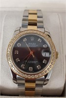 READ BELOW Ladies Rolex DateJust Watch in Box