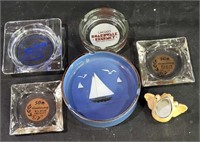 VTG Glass & Ceramic Ashtrays