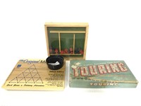 Trio of vintage travel games