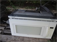 LARGE OVER THE STOVE MICROWAVE OVEN UNTESTED