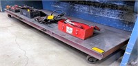 3' x 10' FLATBED LOW LEVEL ROLLING CART  (*See