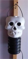 Rare 1985 PAC Halloween Skull blow mold, 12" tall