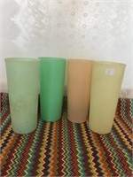 Set of 4 Tupperware Drinking Tall Tea Cups