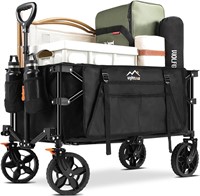 Wagon Cart Heavy Duty Foldable, Black