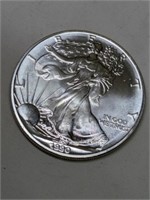 1990 UNC American Silver Eagle One Ounce