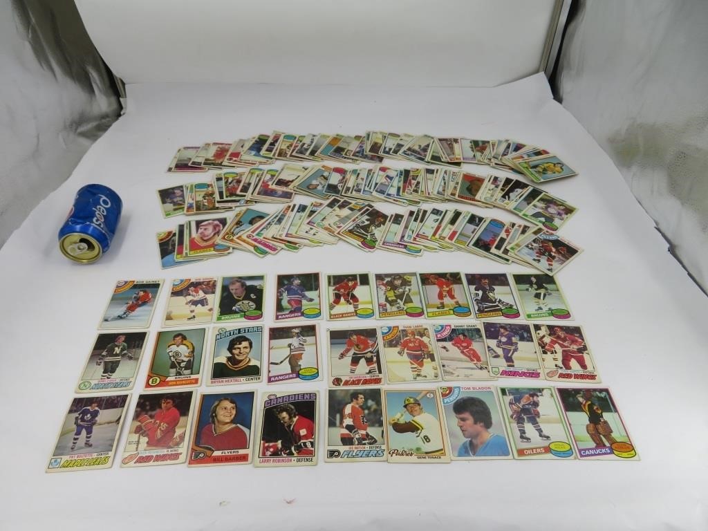 Cartes de hockey vintages des années 70-80