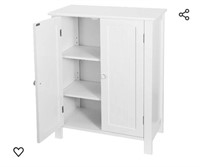 SUPER DEAL Modern Bathroom Floor Storage Cabinet