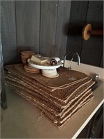 13 Straw place mats and more