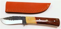 New D2 Tool Steel Knife with Genuine Leather