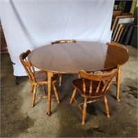 Table & Chairs by "Keller" - Hard Rock Maple