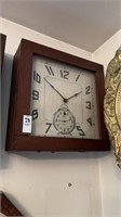 True Time Tellers Tom-Tom Square Clock