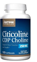 Jarrow Formulas Citicoline CDP Choline 250 mg