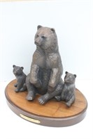 "FIRST FIELD TRIP" Numbered Resin Bear Sculpture