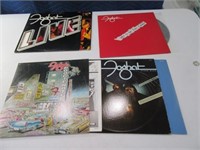 (4) FOGHAT LP Vinyl Record Albums