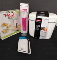 Kitchen lot, Oxo compost bin, T-fal Actifry ++