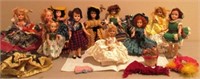 10 Vintage Dolls with Closing Eyes