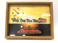 Budweiser Clydesdale Wall Clock