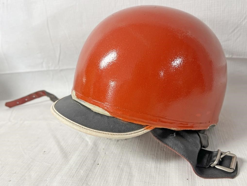 Vintage Helmet Italian AGV Valenza Red