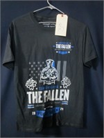 Thin Blue Line Police Support Gear T Shirt