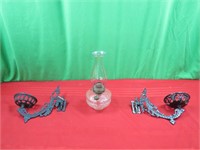 Kerosene Lamp, 2 Lamp Holders