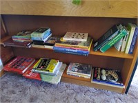 2 shelves assorted books

Hunting, horses,