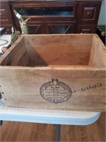 Antique Adv. Wooden Box