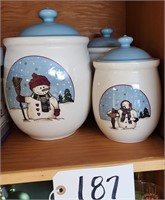Snowman Canisters