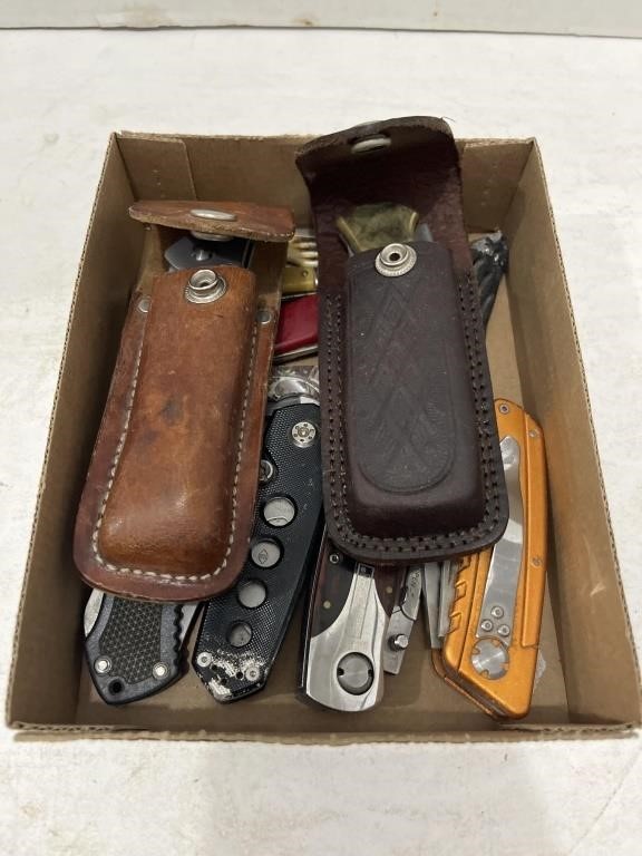 Flat of Pocket Knives