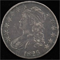 1825 BUST HALF DOLLAR XF