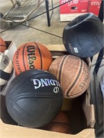 Box of Assorted Sports Balls