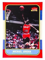1986 FLEER Premier Michael Jordan Rookie Card - Re