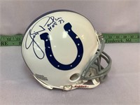 Jim Parker signed Baltimore Colts mini helmet