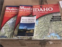 Montana Scenic Driving Book, MT, ID, WA  Maps