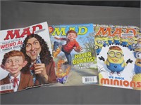 Lot of 3 MAD Magazines Comedy