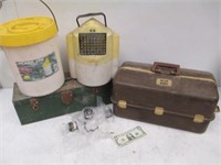 Lot of Vintage Fishing Supplies & Accessories -