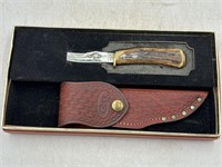 Case double X small game knife with sheath