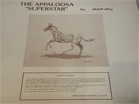 Gene Gray unframed print the Appaloosa superstar