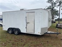 2016 Look Enclosed trailer with AC, work counter &