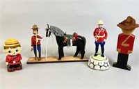 VINTAGE RCMP CARVINGS AND COLLECTIBLES
