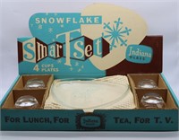 Indiana Glass Snowflake Smart Set in Box