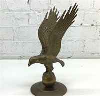 11" Brass Eagle Statue