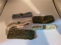 Crocheted bracelets