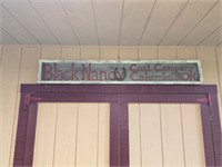 Wooden "Black Nancy" Coal Company Sign, Columbus