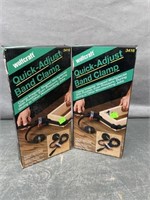 2 Quick Adjust Band Clamps