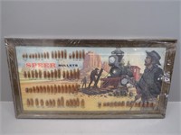 1971 Speer bullet display – 21” x 11”, complete