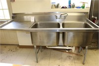 Stainless Steel double basin sink by Eagle