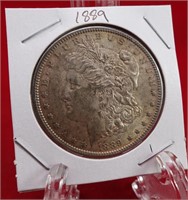 1889 Morgan Dollar - Beginning to Tone