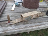 Vintage Antique Wooden Garden Seeder