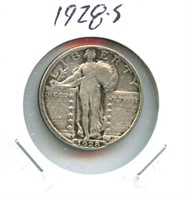 1928-S Standing Liberty Silver Half Dollar