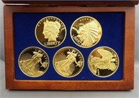 Original gold Designs of Augustus Saint Gaudens: